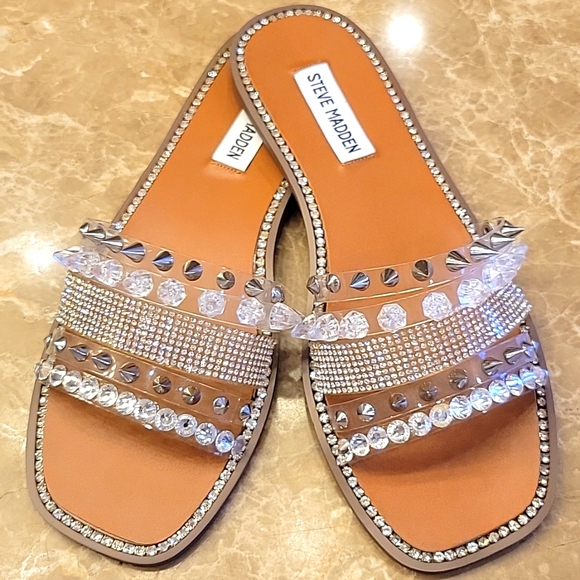 Steve Madden Shoes Steve Madden Leandra Clear Embellished